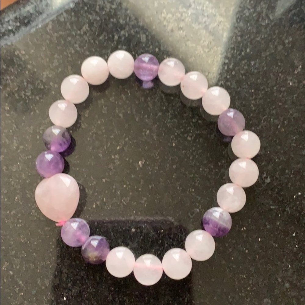 Crystal bead bracelet
